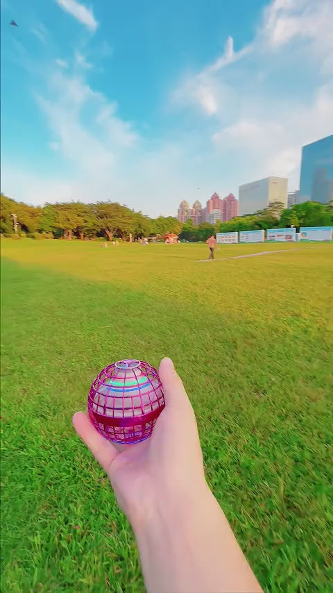 Spinner Bola Voladora LED Carga USB